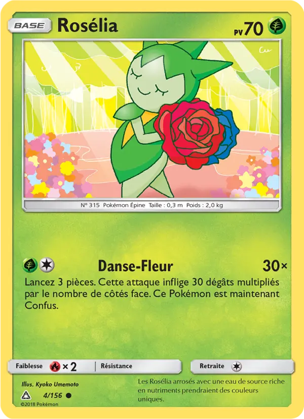 Rosélia – carte Pokémon TCG Commune n°4