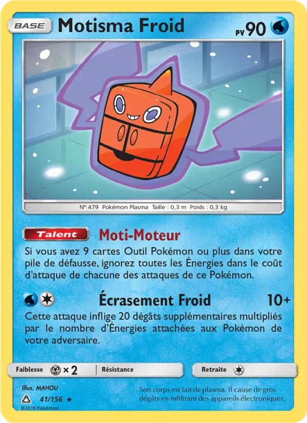 Motisma Froid – carte Pokémon TCG Rare n°41