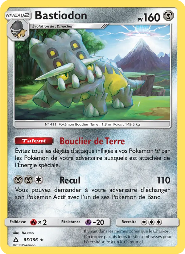 Bastiodon – carte Pokémon TCG Rare n°85