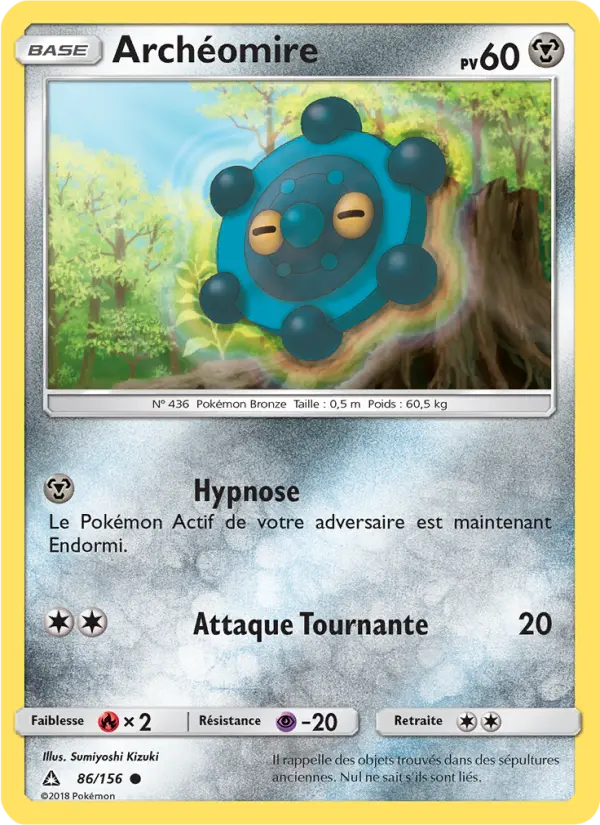 Archéomire – carte Pokémon TCG Commune n°86