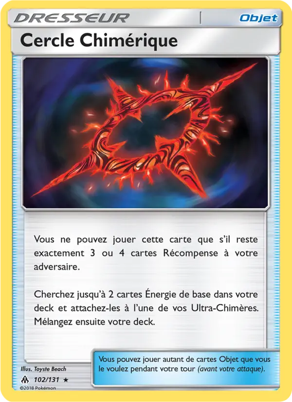 Cercle Chimérique – carte Pokémon TCG Rare n°102