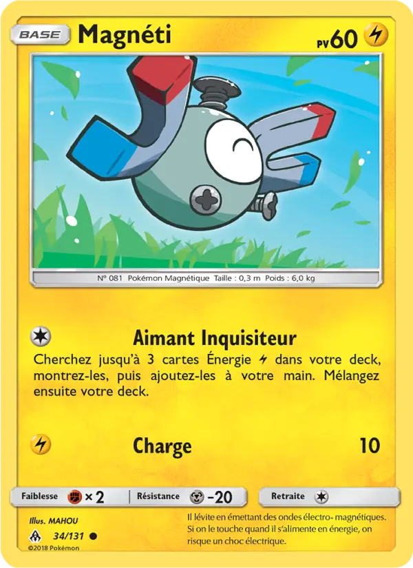 Magnéti – carte Pokémon TCG Commune n°34