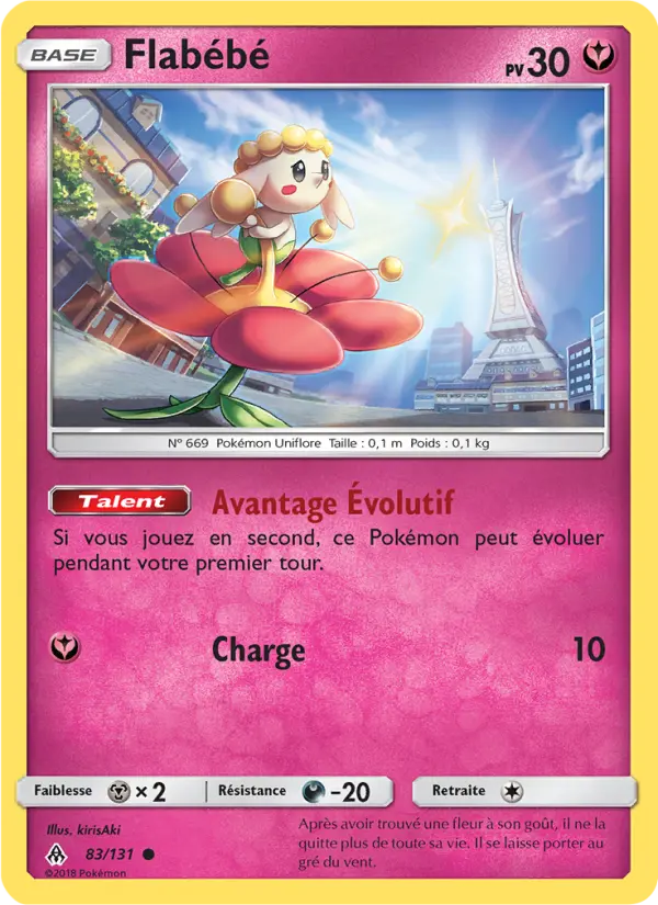 Flabébé – carte Pokémon TCG Commune n°83