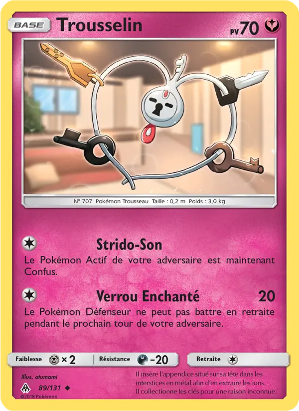 Trousselin – carte Pokémon TCG Peu Commune n°89