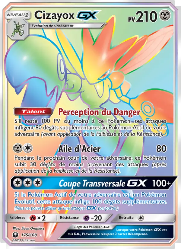 Cizayox GX – carte Pokémon TCG Magnifique rare n°175