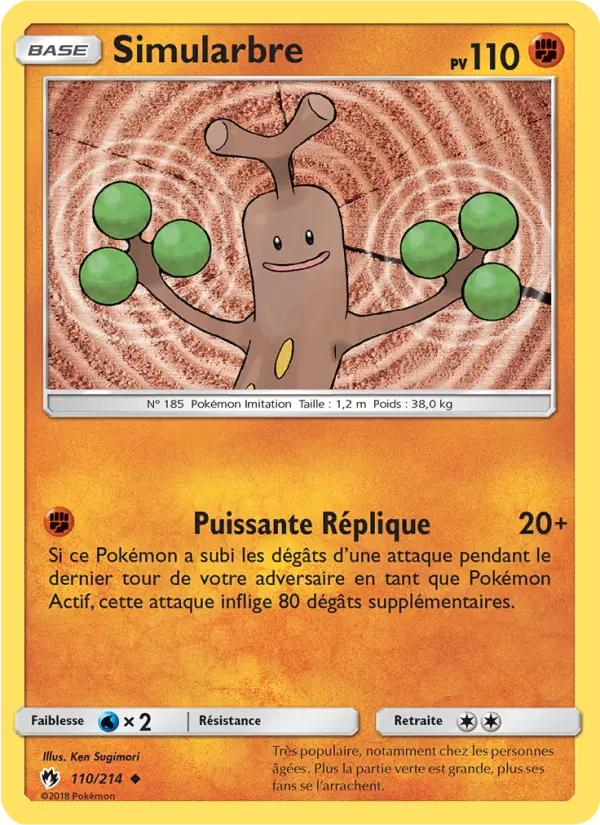 Simularbre – carte Pokémon TCG Peu Commune n°110