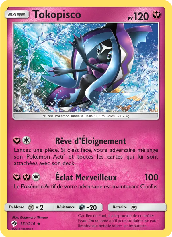 Tokopisco – carte Pokémon TCG Rare n°151