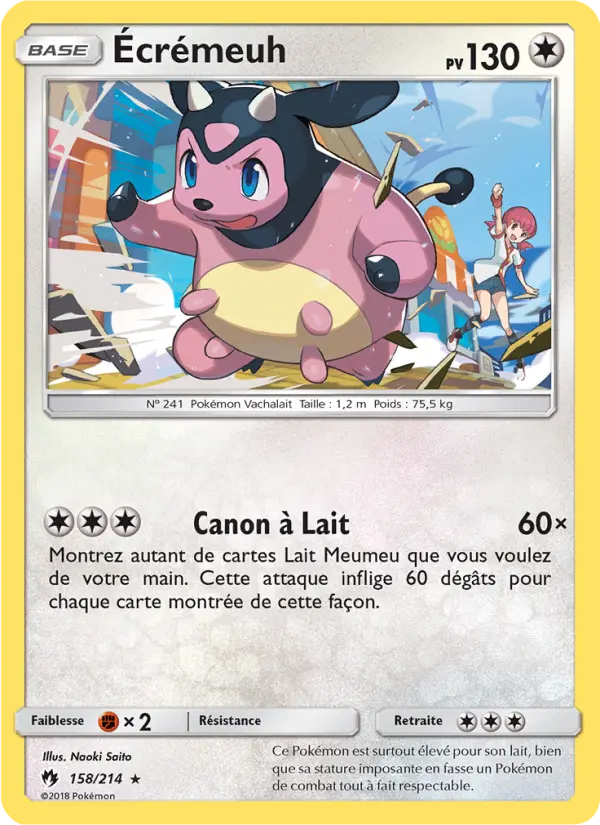 Écrémeuh – carte Pokémon TCG Rare n°158