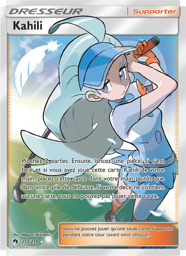 Kahili – carte Pokémon TCG Ultra Rare n°210
