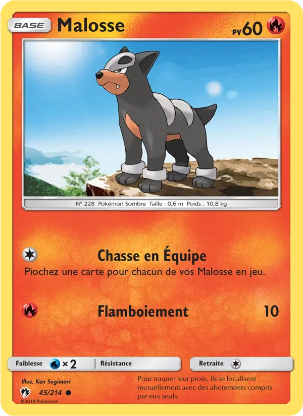 Malosse – carte Pokémon TCG Commune n°45