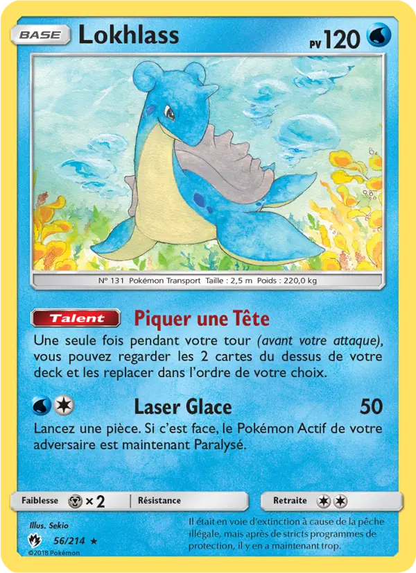 Lokhlass – carte Pokémon TCG Rare n°56