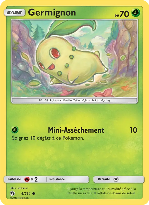 Germignon – carte Pokémon TCG Commune n°6