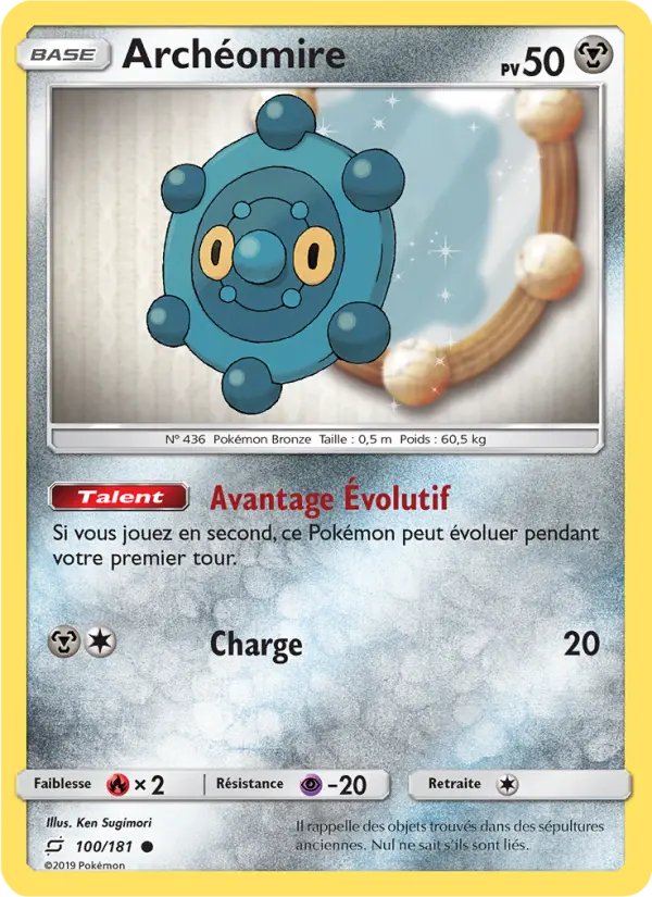 Archéomire – carte Pokémon TCG Commune n°100