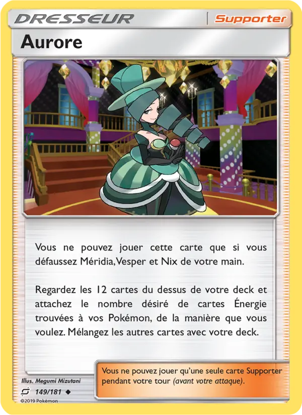 Aurore – carte Pokémon TCG Peu Commune n°149