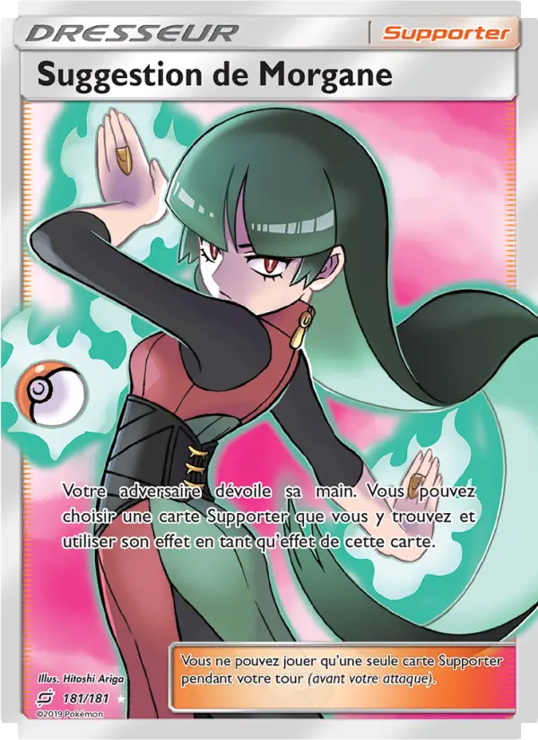 Suggestion de Morgane – carte Pokémon TCG Ultra Rare n°181