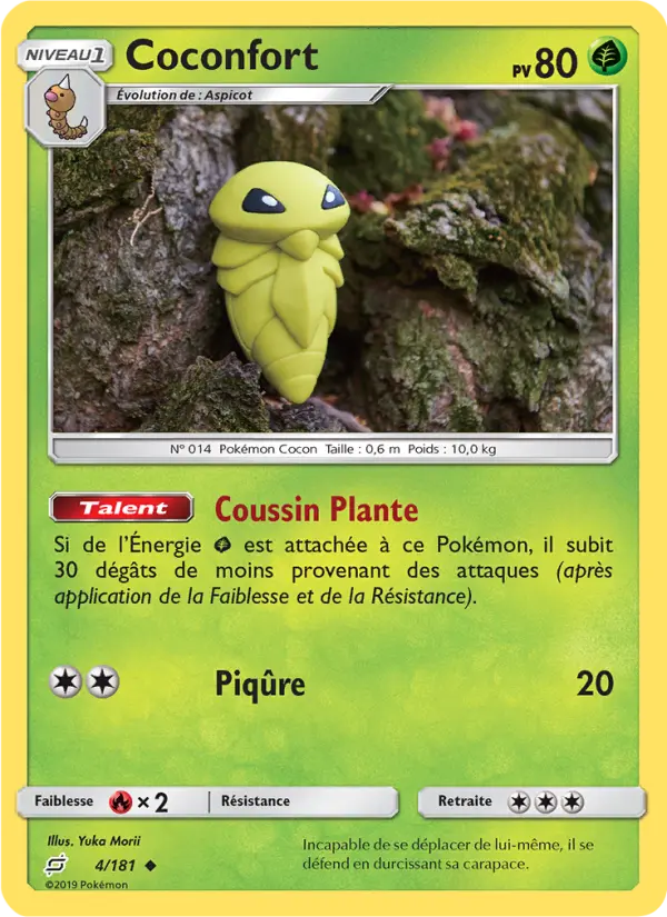 Coconfort – carte Pokémon TCG Peu Commune n°4