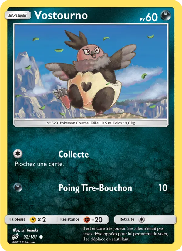 Vostourno – carte Pokémon TCG Commune n°92