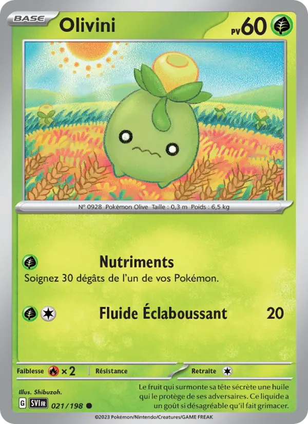 Olivini – carte Pokémon TCG Commune n°021