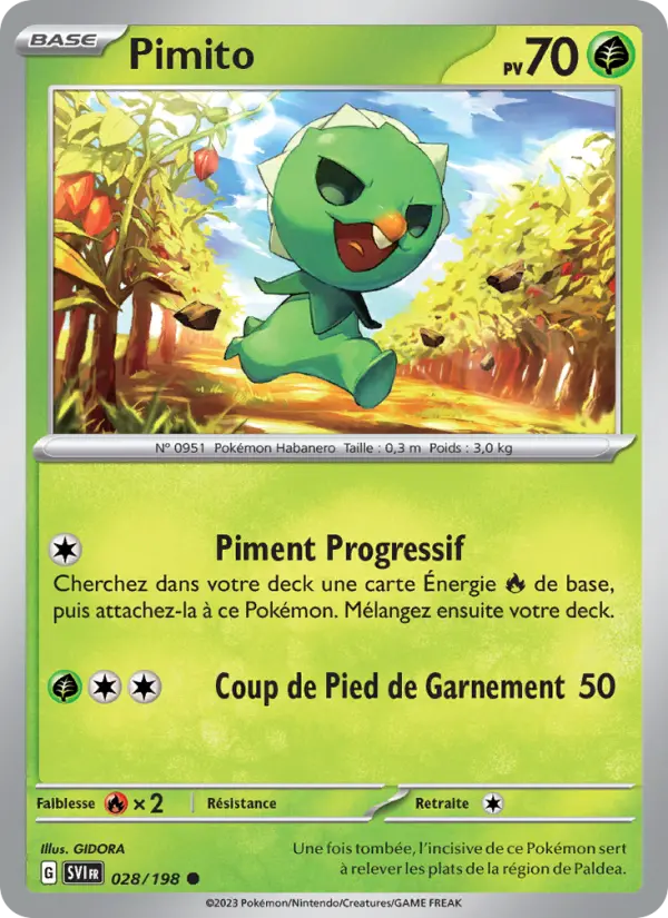 Pimito – carte Pokémon TCG Commune n°028