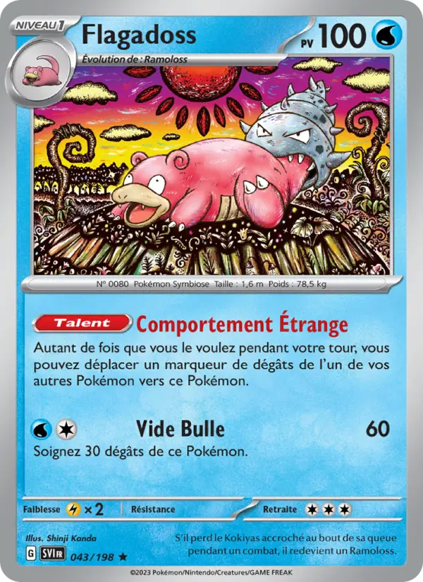 Flagadoss – carte Pokémon TCG Rare n°043