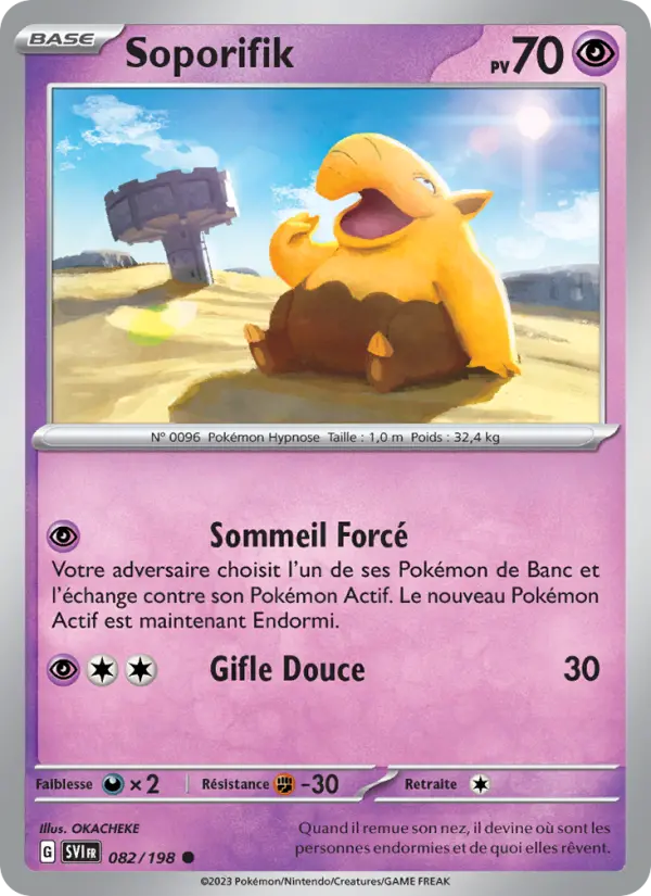 Soporifik – carte Pokémon TCG Commune n°082