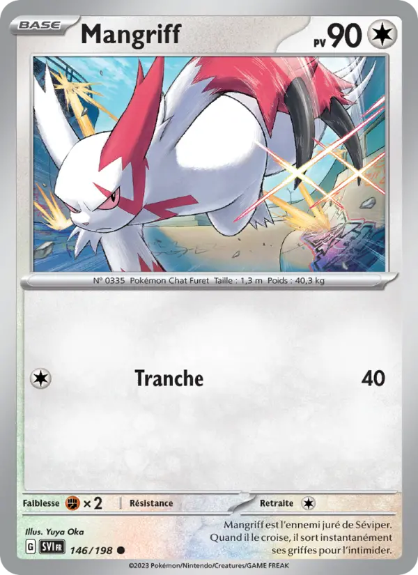 Mangriff – carte Pokémon TCG Commune n°146