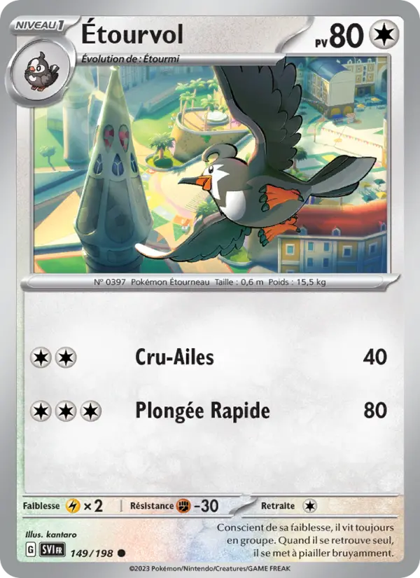 Étourvol – carte Pokémon TCG Commune n°149