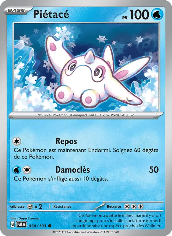 Piétacé – carte Pokémon TCG Commune n°054