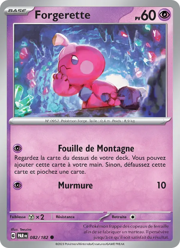 Forgerette – carte Pokémon TCG Commune n°082