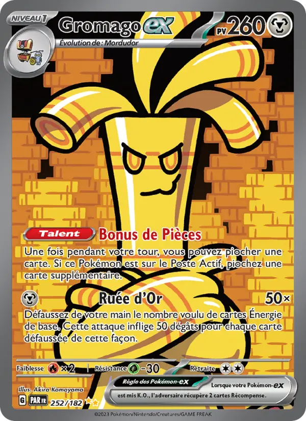 Gromago-ex – carte Pokémon TCG Illustration spéciale rare n°252