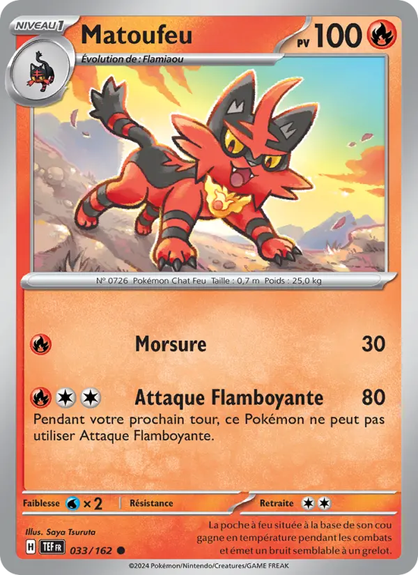 Matoufeu – carte Pokémon TCG Commune n°033
