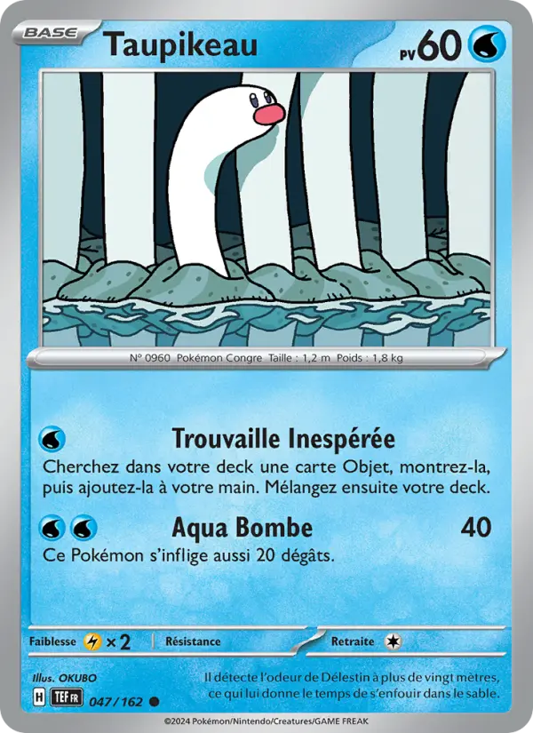 Taupikeau – carte Pokémon TCG Commune n°047