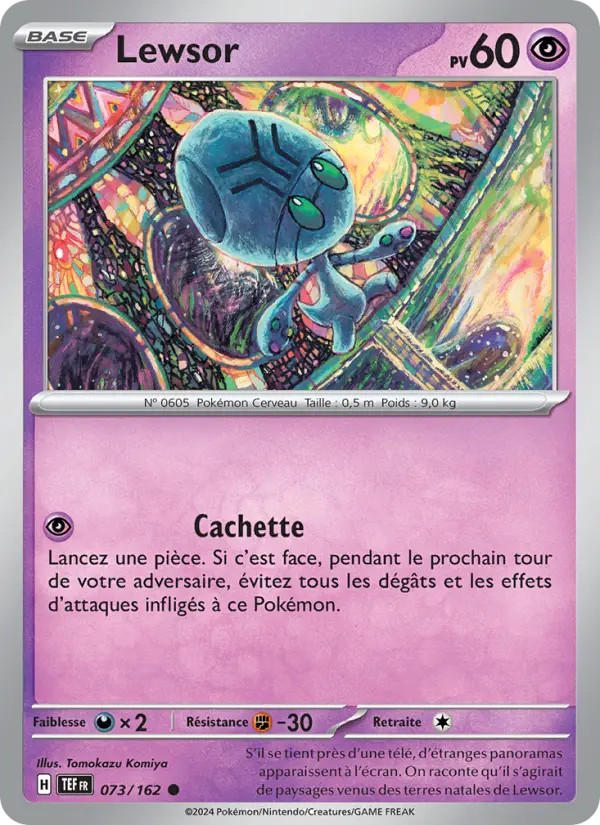 Lewsor – carte Pokémon TCG Commune n°073