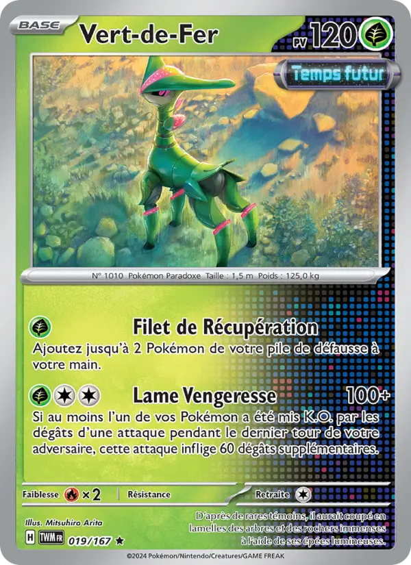 Vert-de-Fer – carte Pokémon TCG Rare n°019