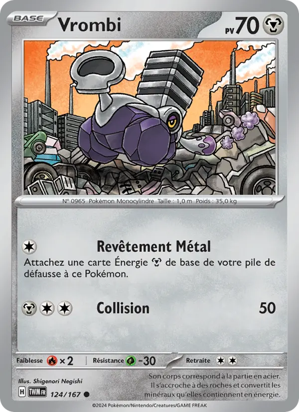 Vrombi – carte Pokémon TCG Commune n°124
