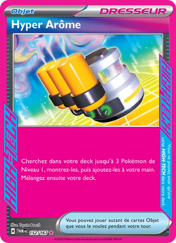 Hyper Arôme – carte Pokémon TCG HIGH-TECG rare n°152