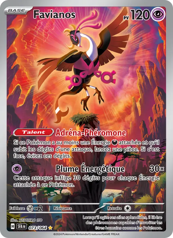 Favianos – carte Pokémon TCG Illustration rare n°073