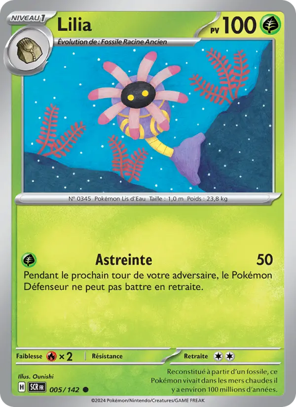 Lilia – carte Pokémon TCG Commune n°005