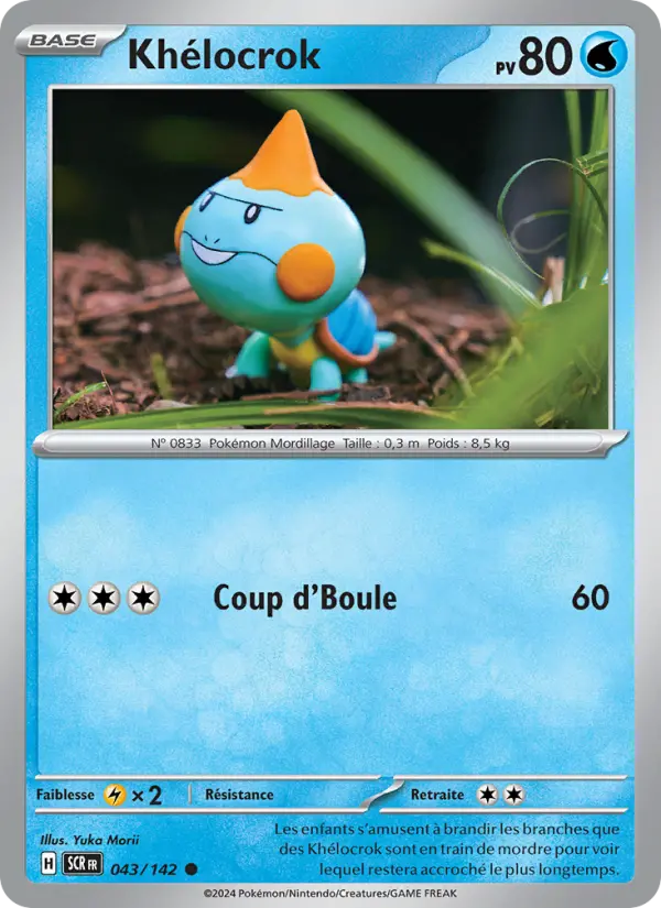Khélocrok – carte Pokémon TCG Commune n°043
