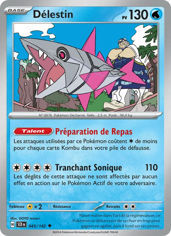 Délestin – carte Pokémon TCG Peu Commune n°045