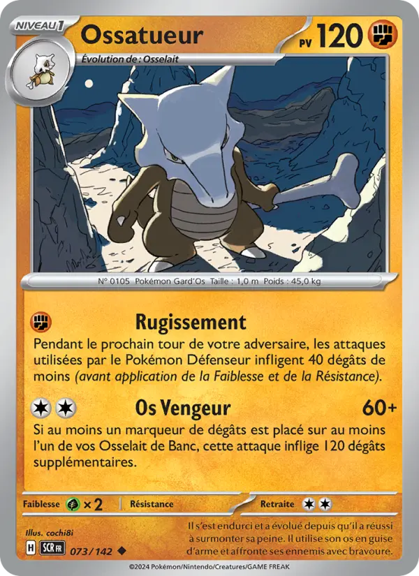 Ossatueur – carte Pokémon TCG Peu Commune n°073