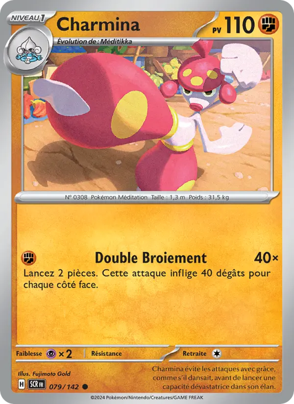 Charmina – carte Pokémon TCG Commune n°079