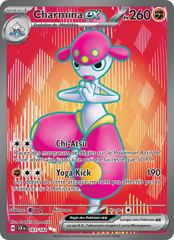 Charmina-ex – carte Pokémon TCG Ultra Rare n°161