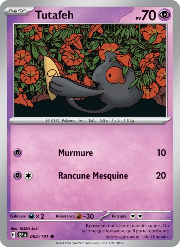 Tutafeh – carte Pokémon TCG Commune n°082