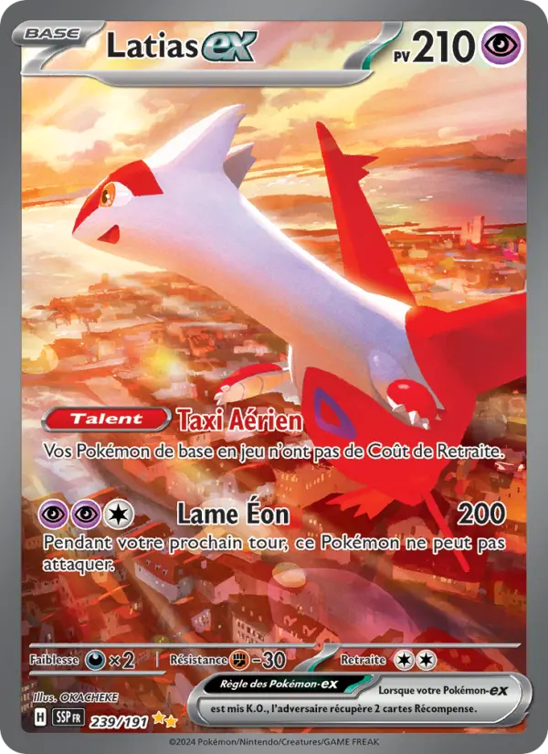 Latias-ex – carte Pokémon TCG Illustration spéciale rare n°239