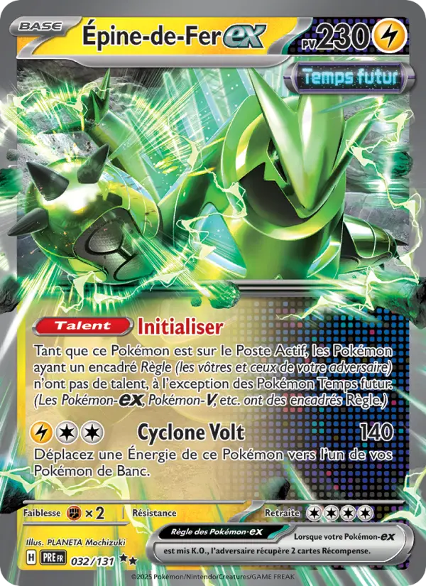 Épine-de-Fer-ex – carte Pokémon TCG Double rare n°032