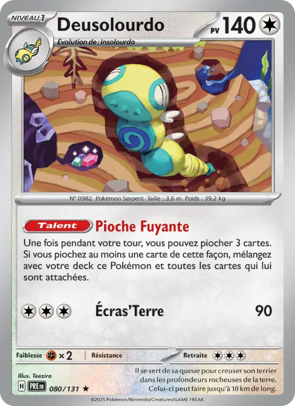 Deusolourdo – carte Pokémon TCG Rare n°080