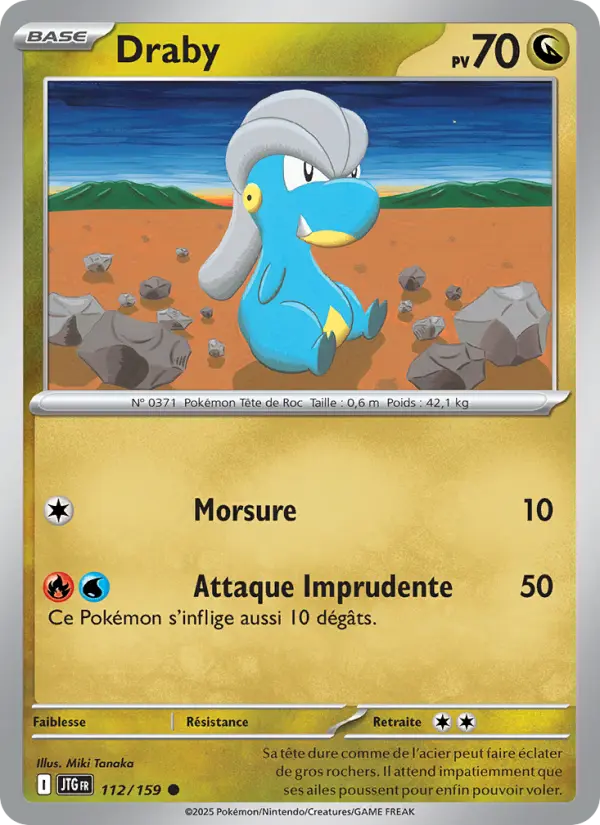 Draby – carte Pokémon TCG Commune n°112