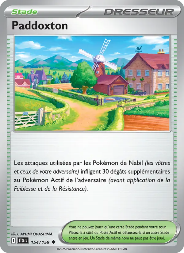 Paddoxton – carte Pokémon TCG Peu Commune n°154