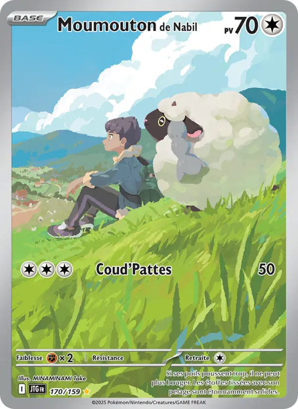 Moumouton de Nabil – carte Pokémon TCG Illustration rare n°170